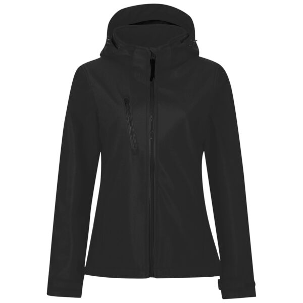 Women's venturer 3-layer hooded softshell jacket Vignette