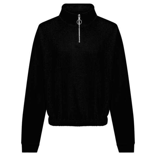 Women's cropped ¼-zip sweat Vignette