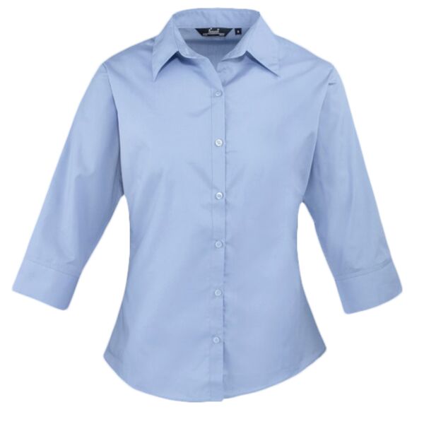 Women's ¾ sleeve poplin blouse Vignette