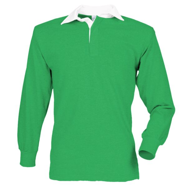 Long sleeve plain rugby shirt Vignette