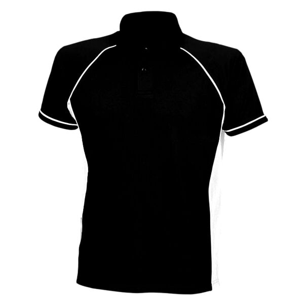 Kids piped performance polo Vignette