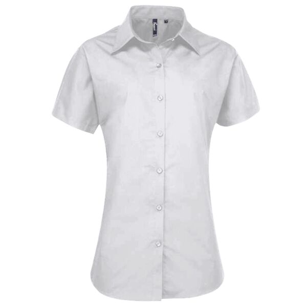 Women's supreme poplin short sleeve shirt Vignette