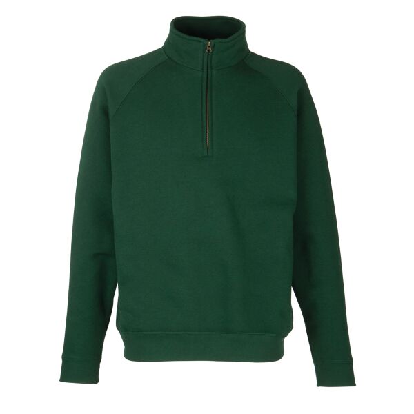 Premium 70/30 zip-neck sweatshirt Vignette