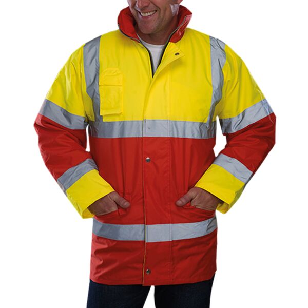 Hi-vis contrast jacket (HVP303) Vignette