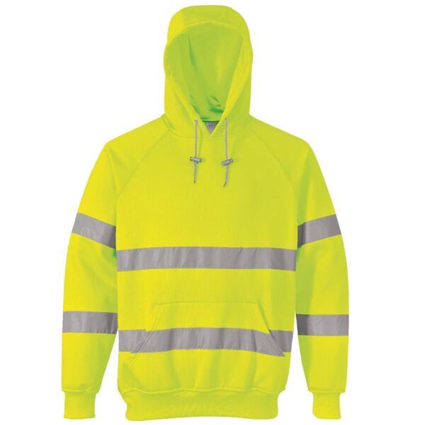 Hi-vis hooded sweatshirt (B304) Vignette