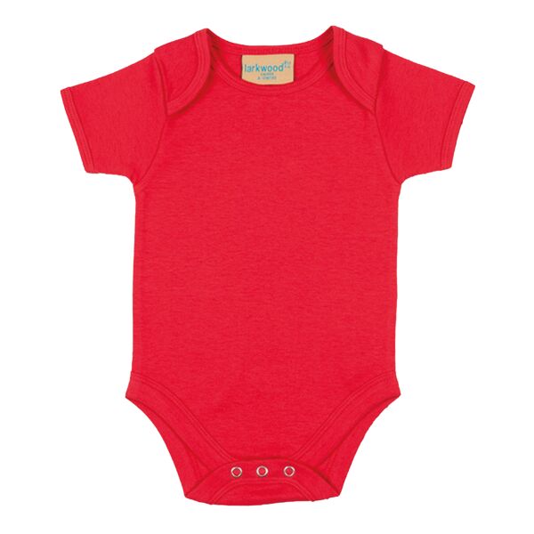 Short-sleeved bodysuit with envelope neck opening Vignette