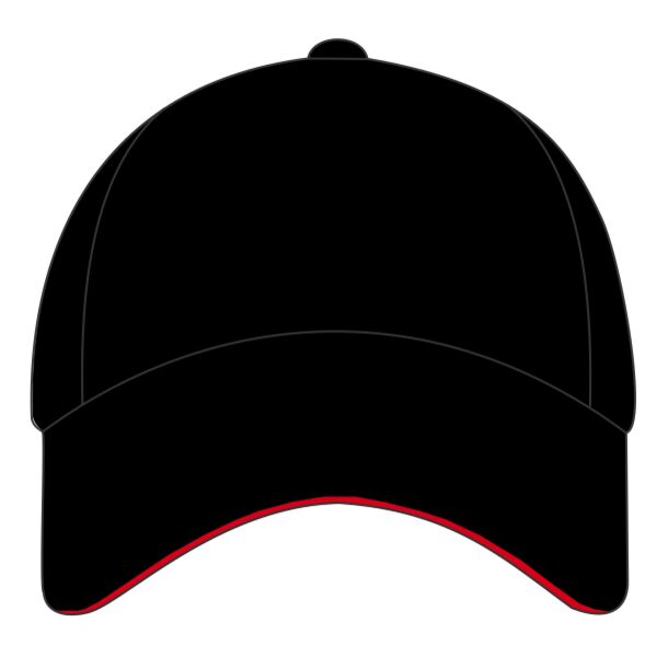 Low-profile heavy brushed cotton cap with sandwich peak Vignette