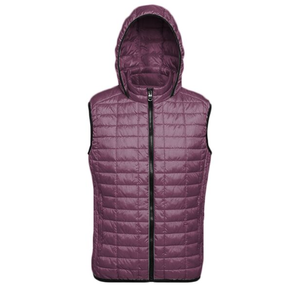 Honeycomb hooded gilet Vignette
