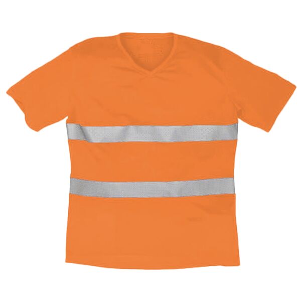 Hi-vis top cool super light v-neck t-shirt (HVJ910) Vignette