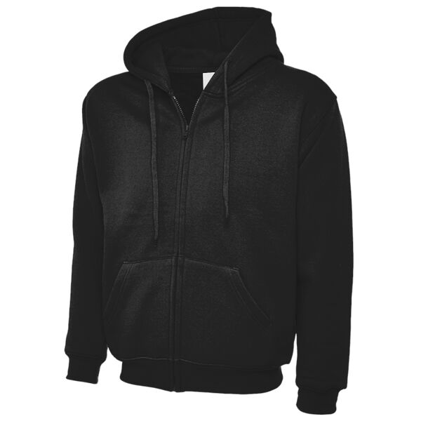 Adults Classic Full Zip Hooded Sweatshirt Vignette