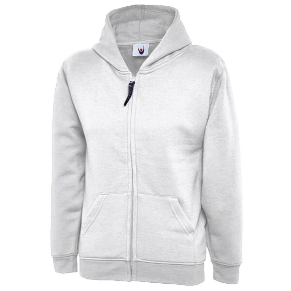 Childrens Classic Full Zip Hooded Sweatshirt Vignette