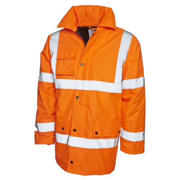 Hi Vis Road Safety Jacket Vignette