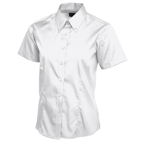Ladies Pinpoint Oxford Half Sleeve Shirt Vignette