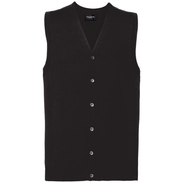 V-neck sleeveless knitted cardigan Vignette