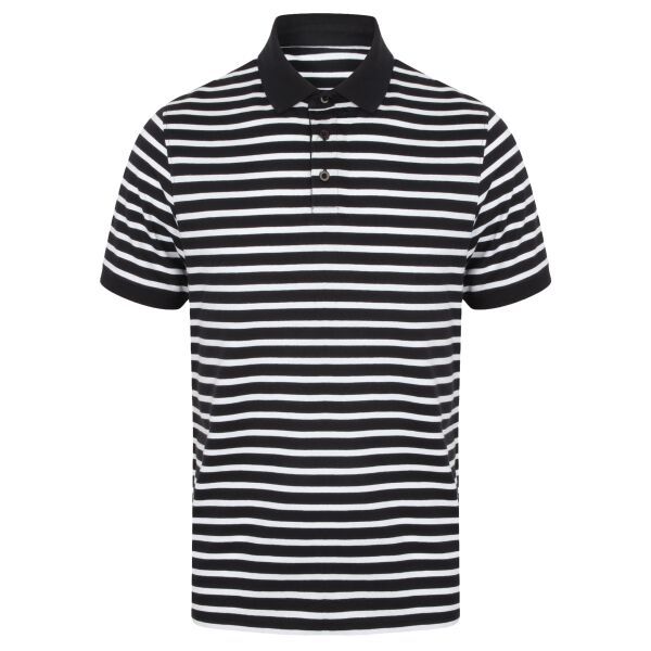 Striped Jersey polo shirt Vignette
