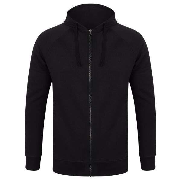 Unisex slim-fit zip-through hoodie Vignette