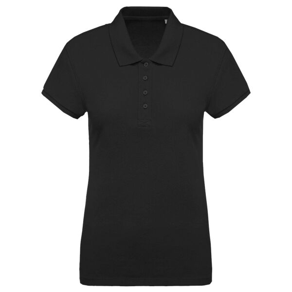 Ladies’ organic piqué short-sleeved polo shirt Vignette