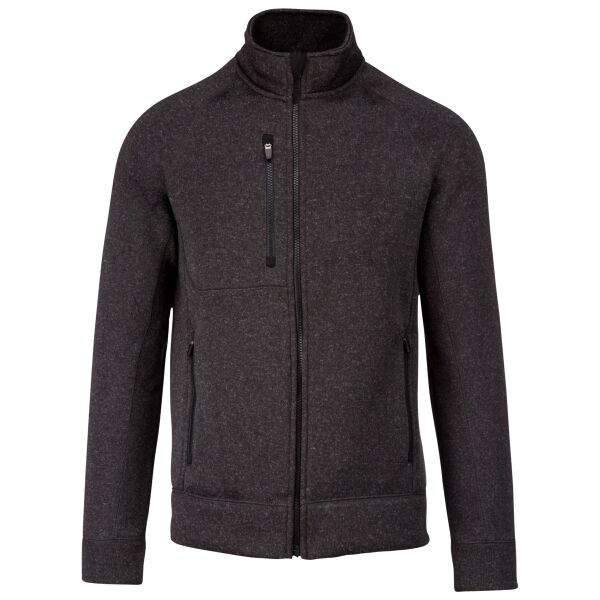 Full-zip heather jacket Vignette