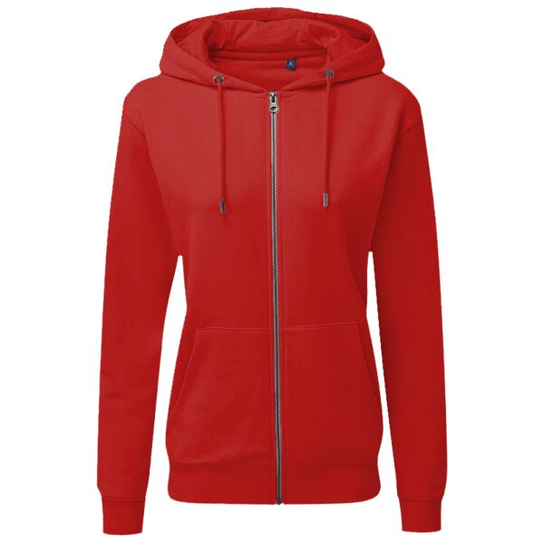 Women's zip-through organic hoodie Vignette