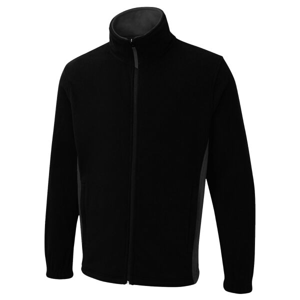 Two Tone Full Zip Fleece Jacket Vignette