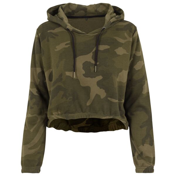 Women's camo cropped hoodie Vignette