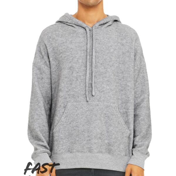 Unisex sueded fleece pullover hoodie Vignette
