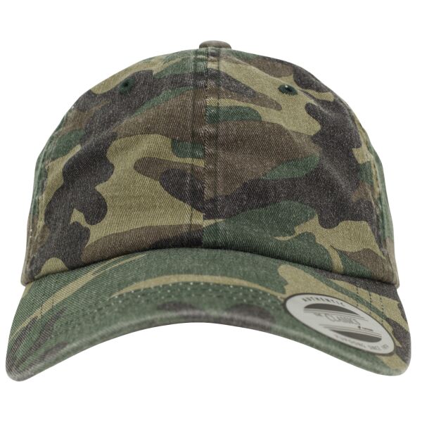 Low-profile camo washed cap (6245CW) Vignette