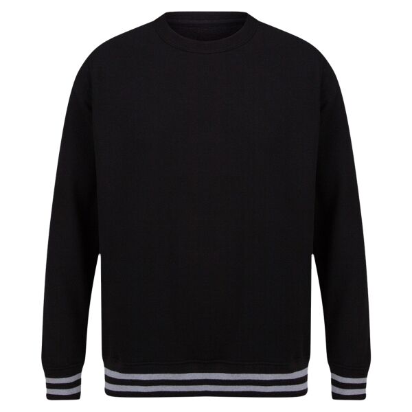 Sweatshirt with striped cuffs Vignette