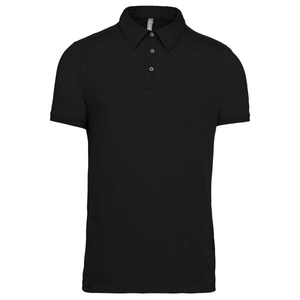 Jersey knit polo shirt Vignette