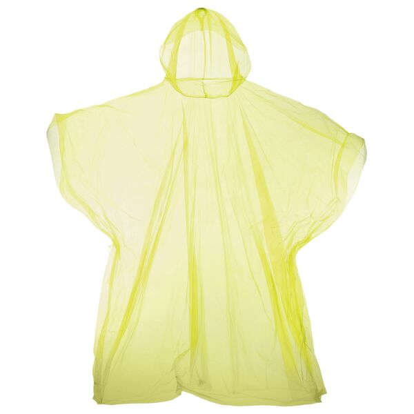Emergency hooded plastic poncho Vignette
