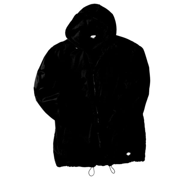Fleece-Lined Hooded Nylon Jacket Vignette