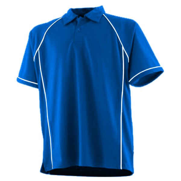 Piped Performance Polo Vignette