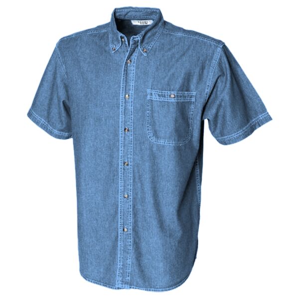 Short sleeve denim shirt Vignette
