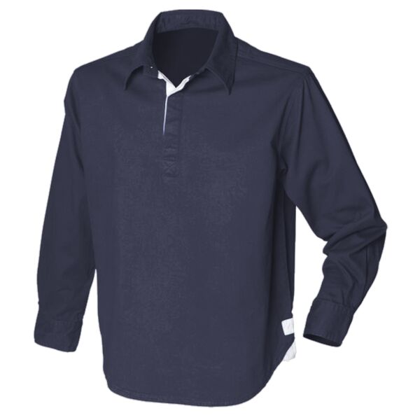 Long sleeve plain drill shirt Vignette