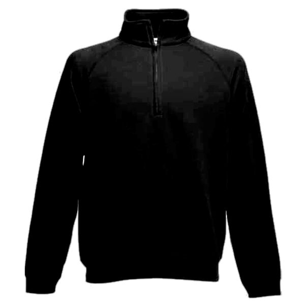 Fruit Of The Loom Zip Neck Sweatshirt Vignette