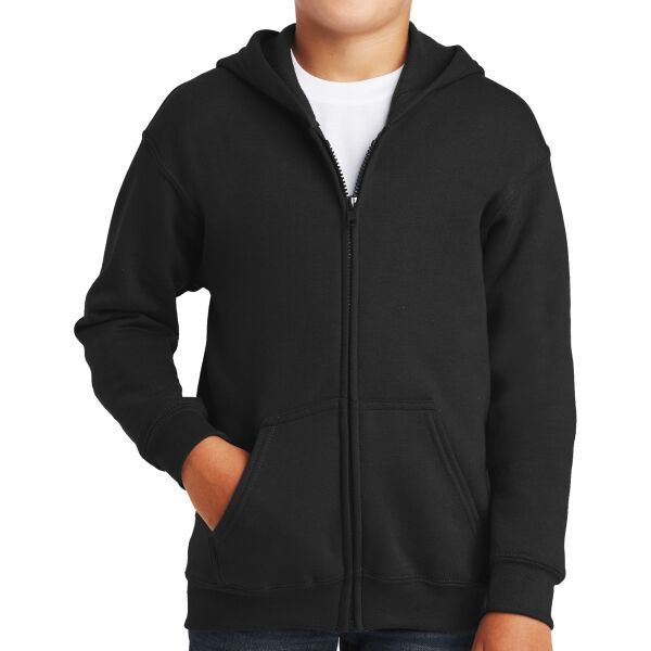 Youth Heavy Blend™ Full Zip Hooded Sweatshirt Vignette