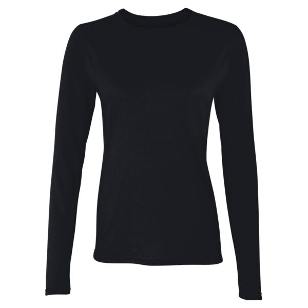 Ladies’  4.5 oz. SoftStyle Junior Fit Long-Sleeve T-Shirt Vignette