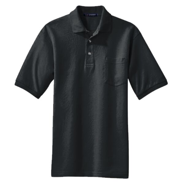5.6 oz. DryBlend™ 50/50 Jersey Polo with Pocket Vignette