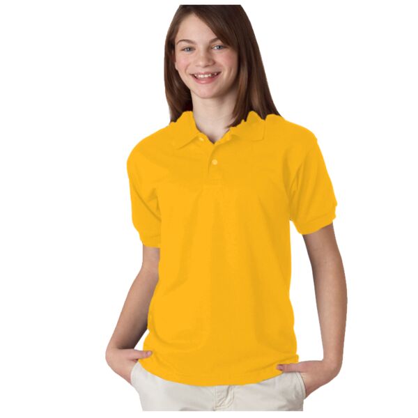 Youth Gildan DryBlendTM 50/50 Jersey Polo Vignette
