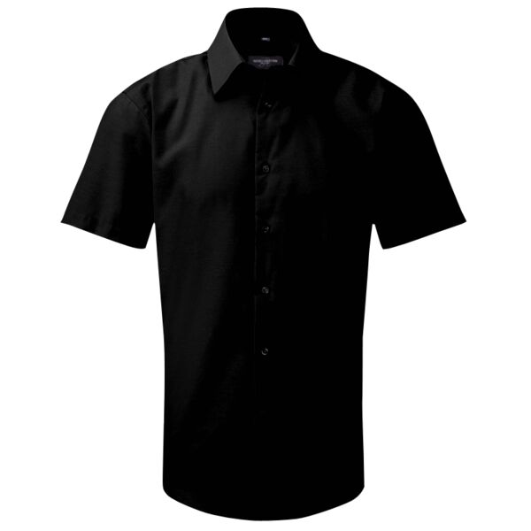 Russell Collection Men's S/SL Oxford Vignette