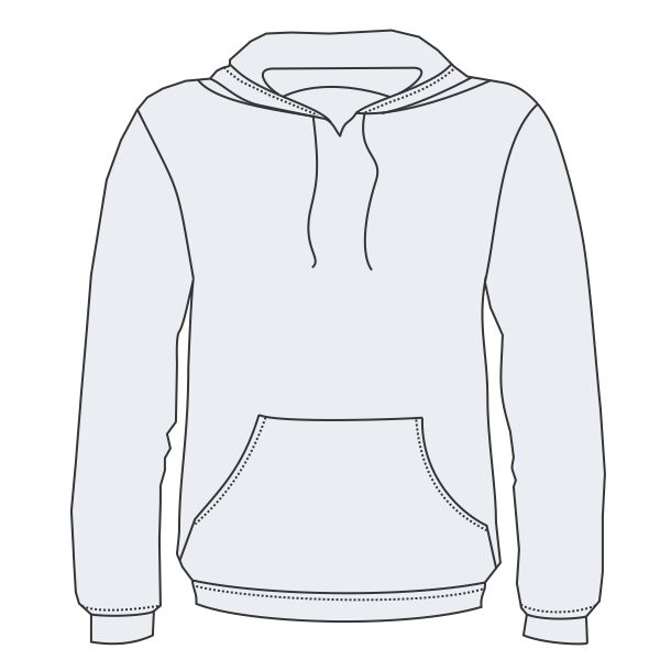 Ultra Cotton ® Pullover Hooded Sweatshirt Vignette