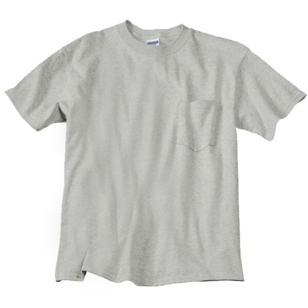 Ultra Cotton ® 100% Cotton T Shirt with Pocket Vignette